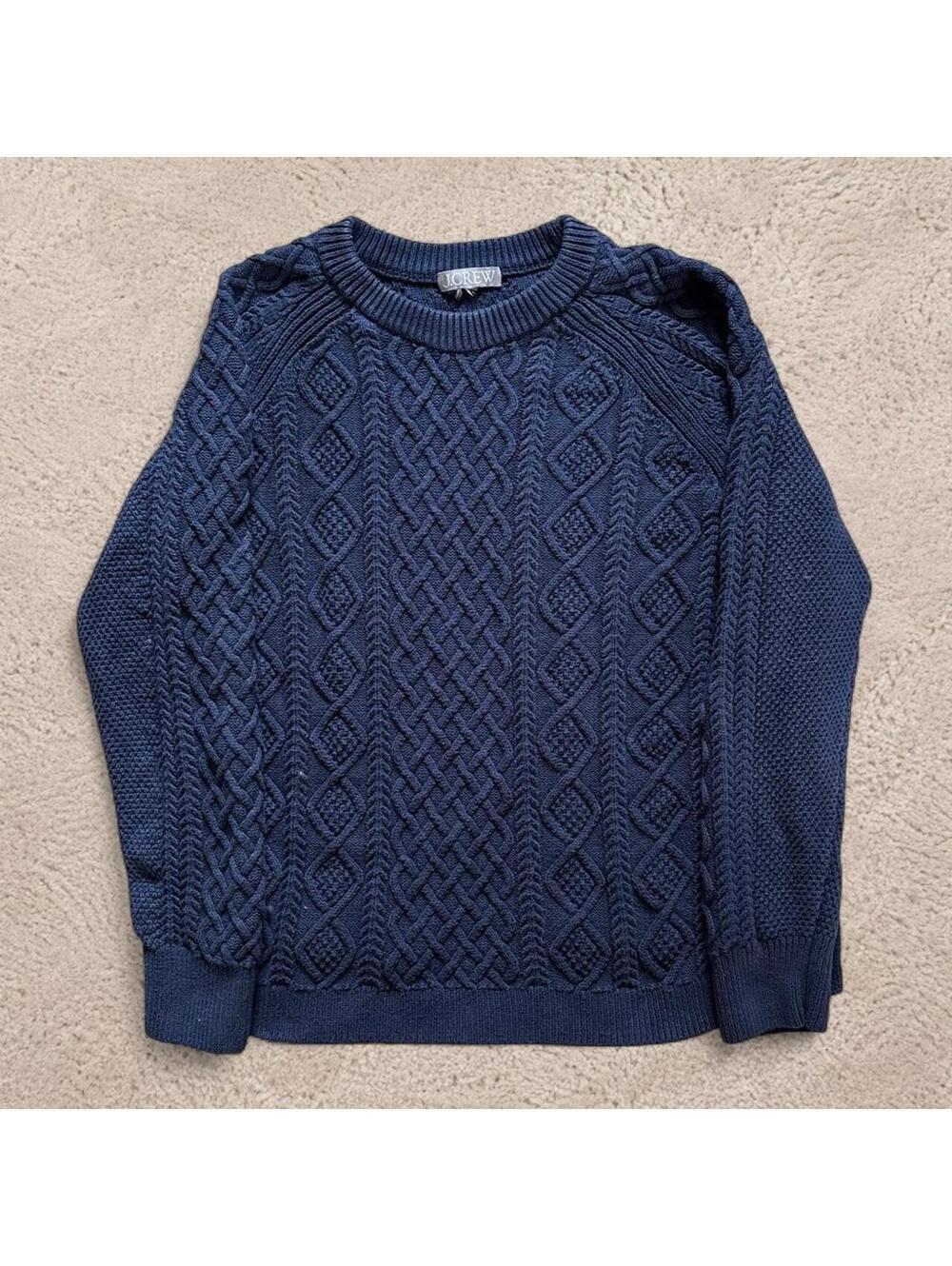 Beautiful heavyweight cable knit J.Crew sweater.